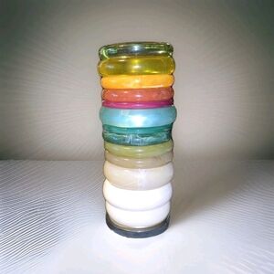 Lucite Bangle Bracelet Set Vintage